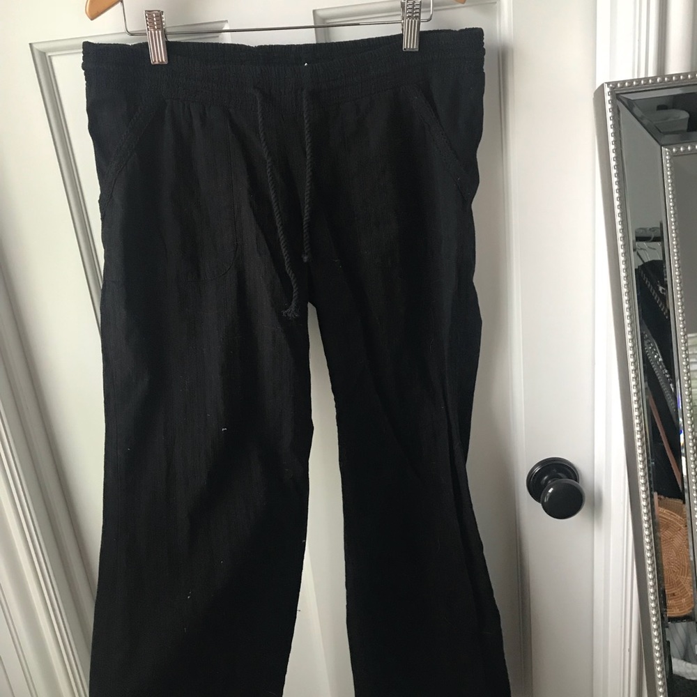 Black Billabong Beach Pants
